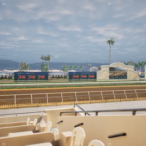 Del Mar Thoroughbred Club - Section Stretch Run Grill W Lvl 1 Tbl 180 Seat View