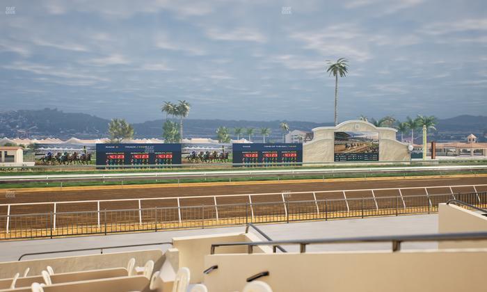 Del Mar Thoroughbred Club - Section Stretch Run Grill W Lvl 1 Tbl 180 Seat View
