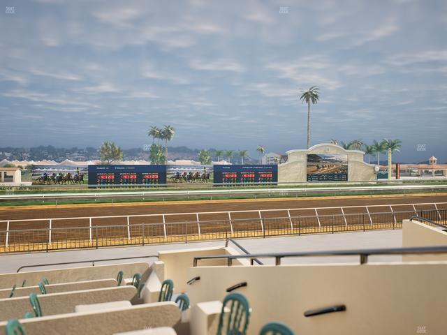 Del Mar Thoroughbred Club - Section Stretch Run Grill W Lvl 1 Tbl 180 Seat View