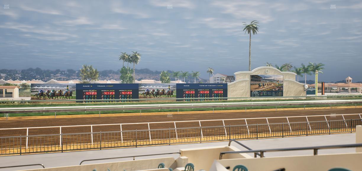 Del Mar Thoroughbred Club - Section Stretch Run Grill W Lvl 1 Tbl 181 Seat View