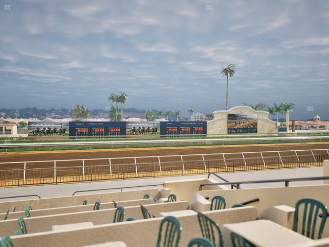 Del Mar Thoroughbred Club - Section Stretch Run Grill W Lvl 1 Tbl 181 Seat View