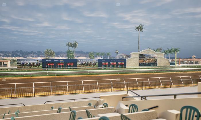 Del Mar Thoroughbred Club - Section Stretch Run Grill W Lvl 1 Tbl 181 Seat View