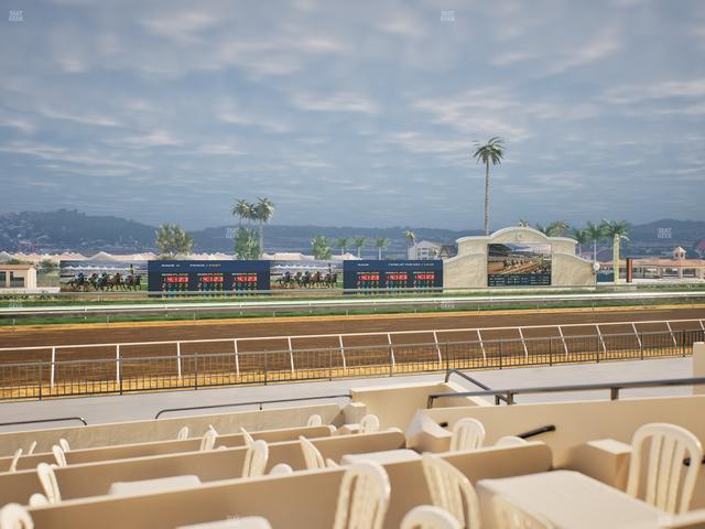 Del Mar Thoroughbred Club - Section Stretch Run Grill W Lvl 1 Tbl 181 Seat View