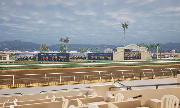 Del Mar Thoroughbred Club - Section Stretch Run Grill W Lvl 1 Tbl 181 Seat View