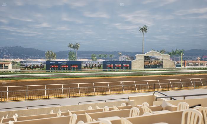 Del Mar Thoroughbred Club - Section Stretch Run Grill W Lvl 1 Tbl 182 Seat View