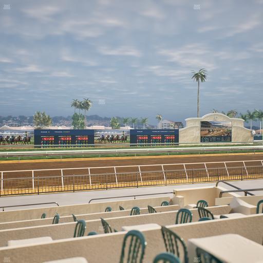 Del Mar Thoroughbred Club - Section Stretch Run Grill W Lvl 1 Tbl 182 Seat View