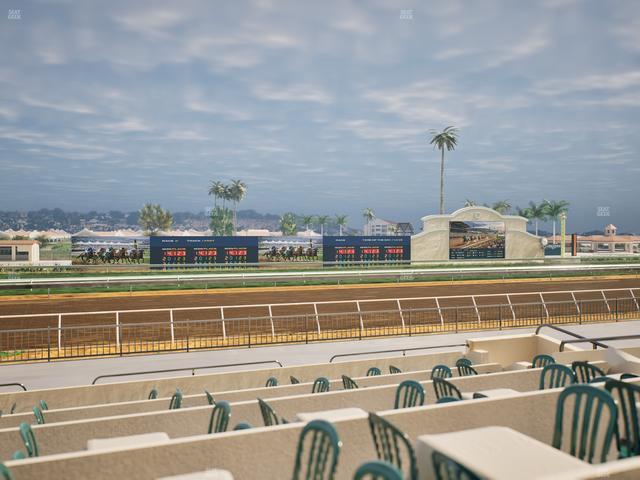 Del Mar Thoroughbred Club - Section Stretch Run Grill W Lvl 1 Tbl 183 Seat View