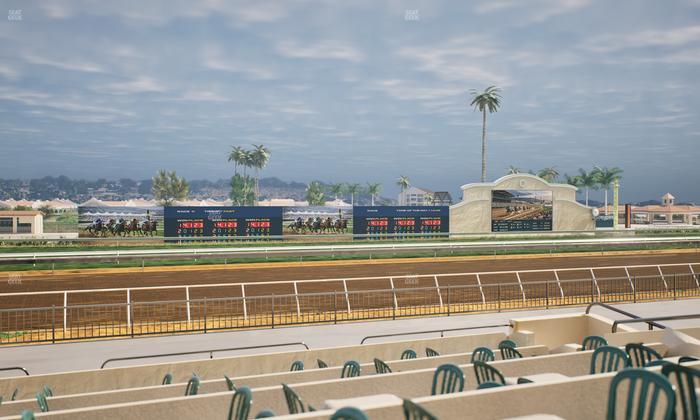 Del Mar Thoroughbred Club - Section Stretch Run Grill W Lvl 1 Tbl 183 Seat View