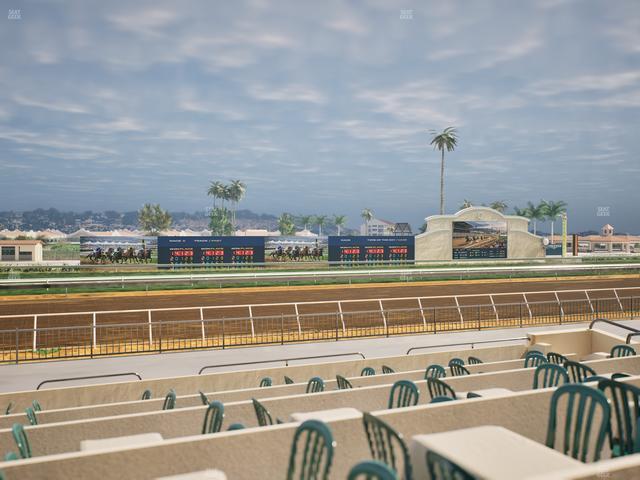 Del Mar Thoroughbred Club - Section Stretch Run Grill W Lvl 1 Tbl 184 Seat View