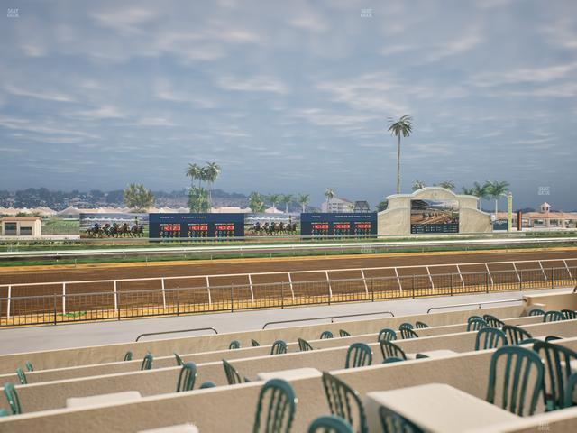 Del Mar Thoroughbred Club - Section Stretch Run Grill W Lvl 1 Tbl 185 Seat View