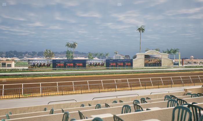 Del Mar Thoroughbred Club - Section Stretch Run Grill W Lvl 1 Tbl 185 Seat View