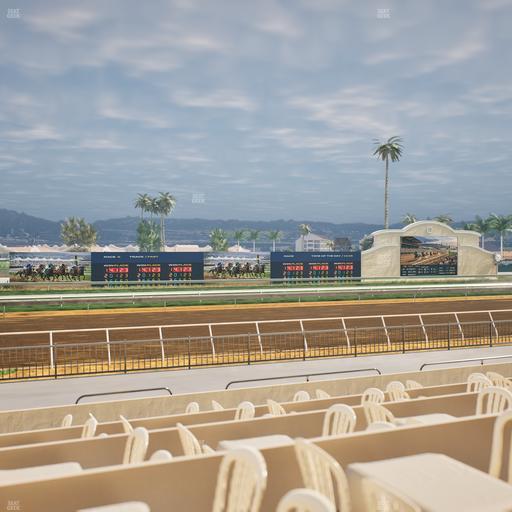 Del Mar Thoroughbred Club - Section Stretch Run Grill W Lvl 1 Tbl 185 Seat View