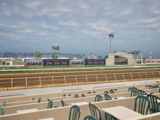 Del Mar Thoroughbred Club - Section Stretch Run Grill W Lvl 1 Tbl 186 Seat View