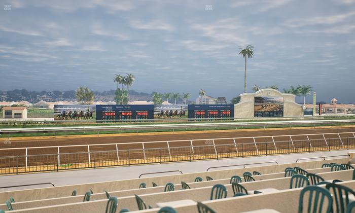 Del Mar Thoroughbred Club - Section Stretch Run Grill W Lvl 1 Tbl 186 Seat View