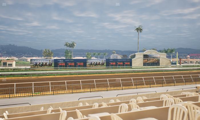 Del Mar Thoroughbred Club - Section Stretch Run Grill W Lvl 1 Tbl 186 Seat View