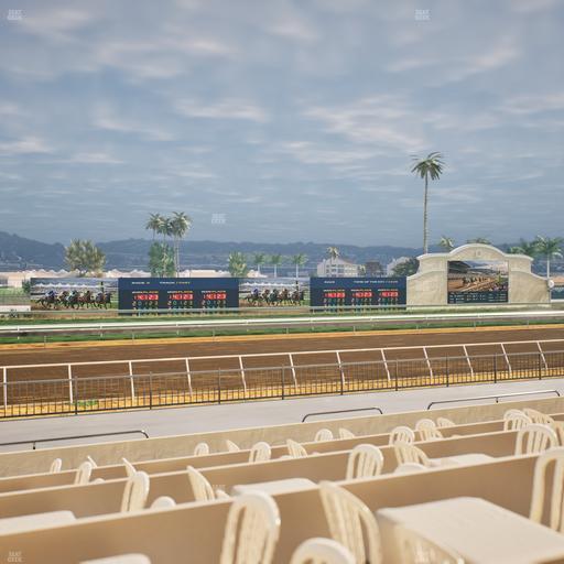 Del Mar Thoroughbred Club - Section Stretch Run Grill W Lvl 1 Tbl 187 Seat View