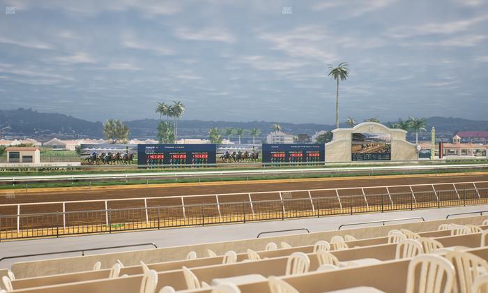 Del Mar Thoroughbred Club - Section Stretch Run Grill W Lvl 1 Tbl 187 Seat View