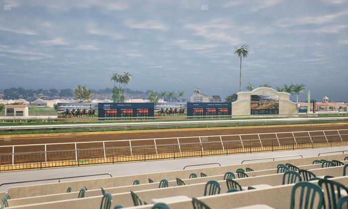 Del Mar Thoroughbred Club - Section Stretch Run Grill W Lvl 1 Tbl 187 Seat View