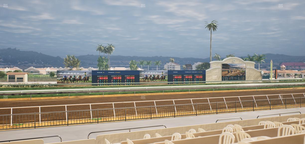 Del Mar Thoroughbred Club - Section Stretch Run Grill W Lvl 1 Tbl 190 Seat View