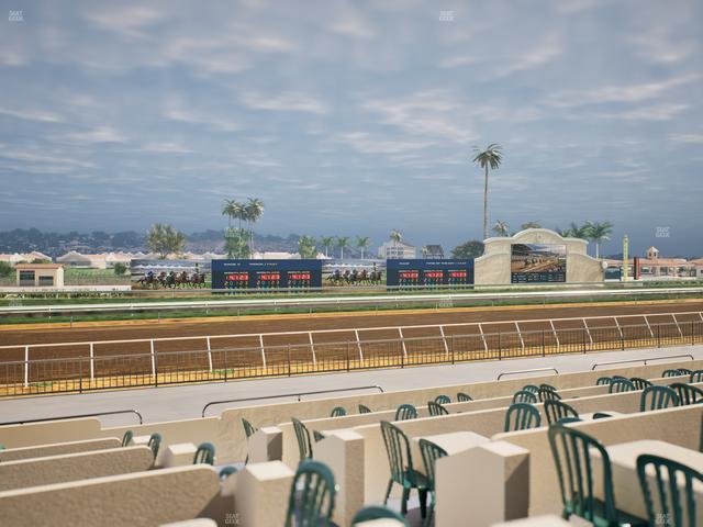 Del Mar Thoroughbred Club - Section Stretch Run Grill W Lvl 1 Tbl 190 Seat View