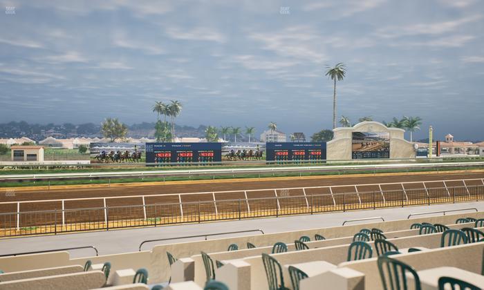 Del Mar Thoroughbred Club - Section Stretch Run Grill W Lvl 1 Tbl 190 Seat View