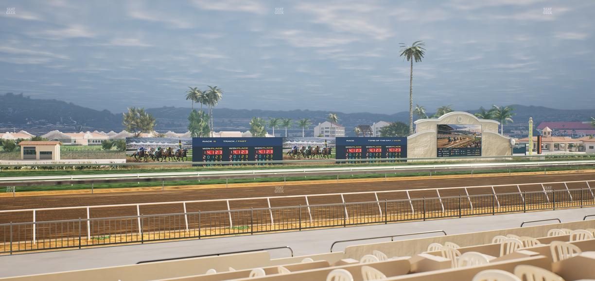 Del Mar Thoroughbred Club - Section Stretch Run Grill W Lvl 1 Tbl 192 Seat View
