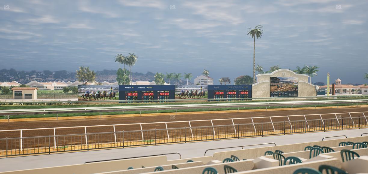 Del Mar Thoroughbred Club - Section Stretch Run Grill W Lvl 1 Tbl 192 Seat View
