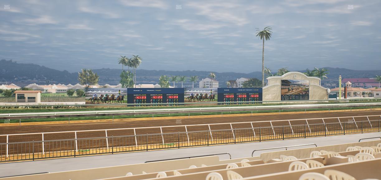 Del Mar Thoroughbred Club - Section Stretch Run Grill W Lvl 1 Tbl 193 Seat View
