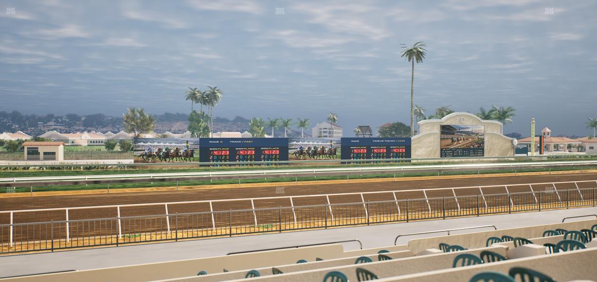Del Mar Thoroughbred Club - Section Stretch Run Grill W Lvl 1 Tbl 193 Seat View