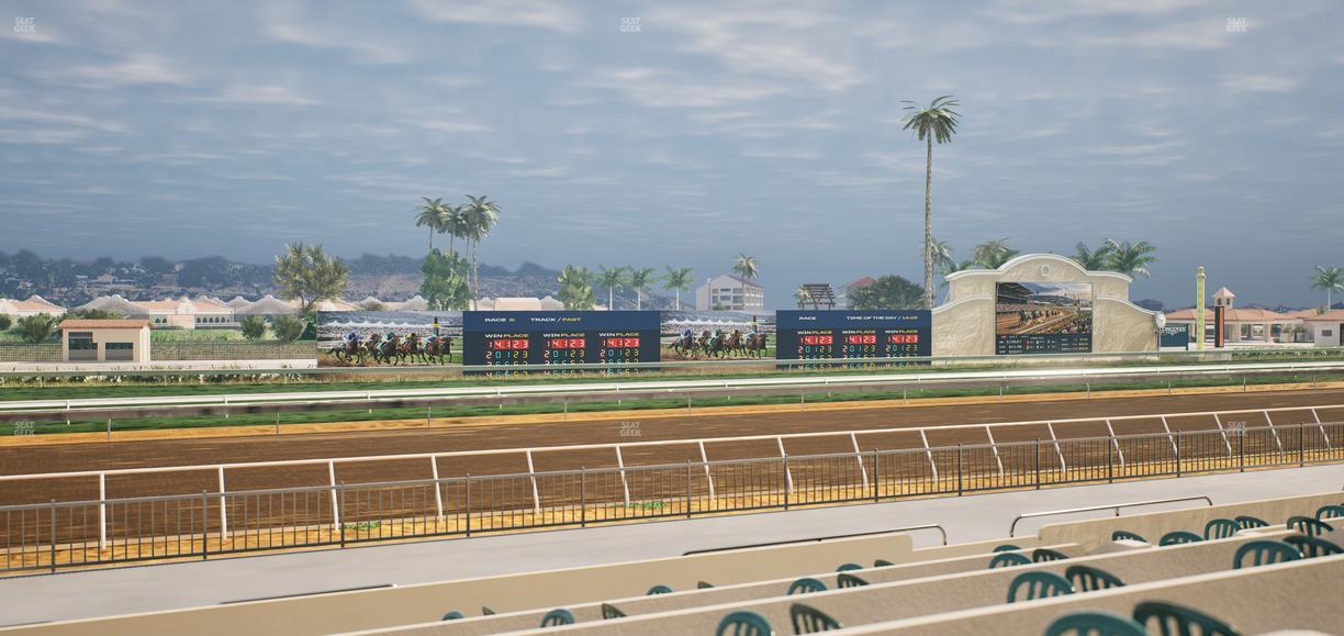 Del Mar Thoroughbred Club - Section Stretch Run Grill W Lvl 1 Tbl 194 Seat View