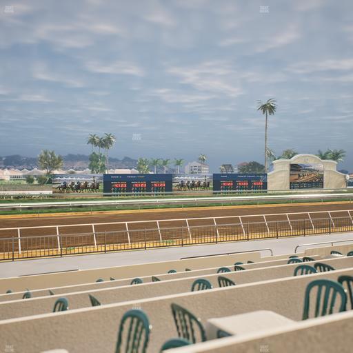 Del Mar Thoroughbred Club - Section Stretch Run Grill W Lvl 1 Tbl 194 Seat View