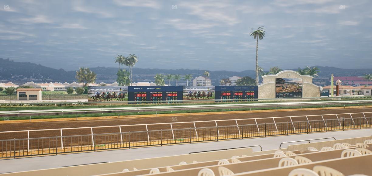 Del Mar Thoroughbred Club - Section Stretch Run Grill W Lvl 1 Tbl 194 Seat View