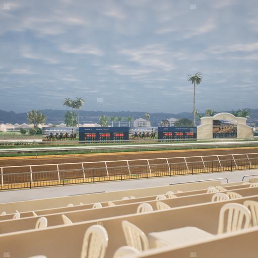 Del Mar Thoroughbred Club - Section Stretch Run Grill W Lvl 1 Tbl 195 Seat View