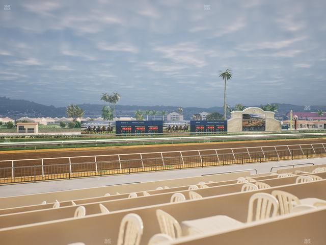 Del Mar Thoroughbred Club - Section Stretch Run Grill W Lvl 1 Tbl 195 Seat View