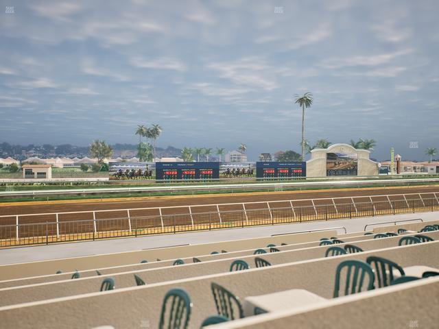Del Mar Thoroughbred Club - Section Stretch Run Grill W Lvl 1 Tbl 195 Seat View