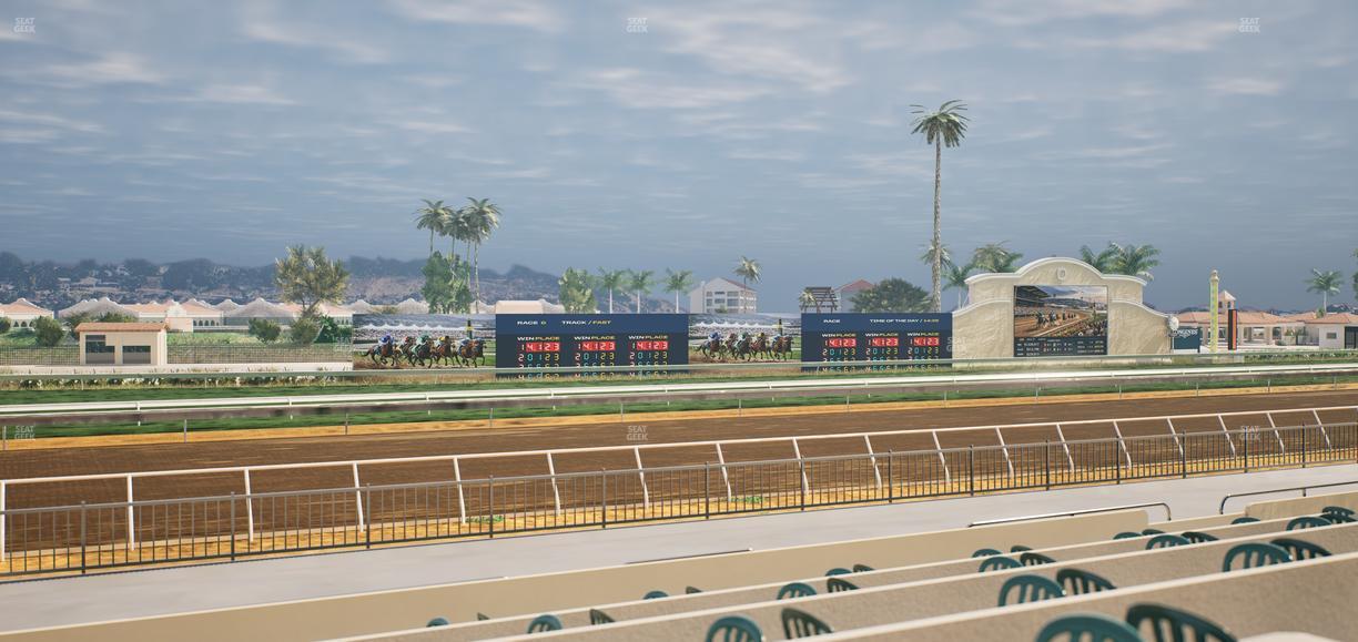 Del Mar Thoroughbred Club - Section Stretch Run Grill W Lvl 1 Tbl 196 Seat View