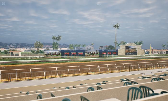Del Mar Thoroughbred Club - Section Stretch Run Grill W Lvl 1 Tbl 196 Seat View