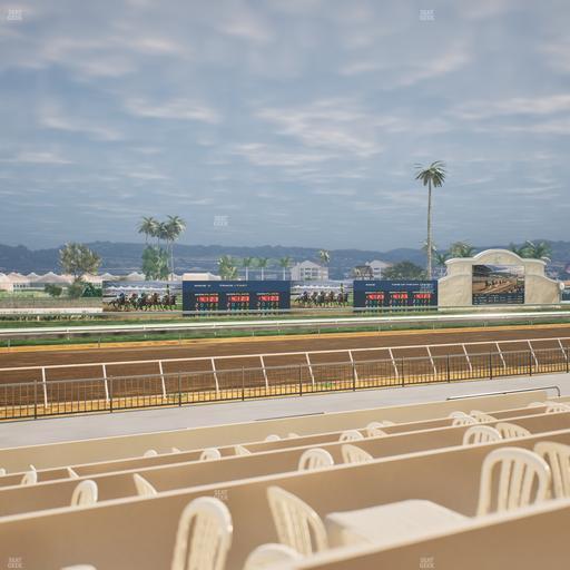 Del Mar Thoroughbred Club - Section Stretch Run Grill W Lvl 1 Tbl 196 Seat View