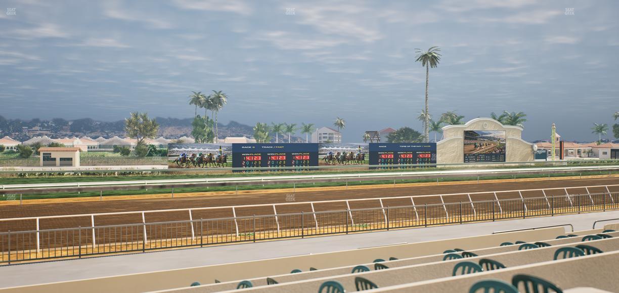Del Mar Thoroughbred Club - Section Stretch Run Grill W Lvl 1 Tbl 197 Seat View