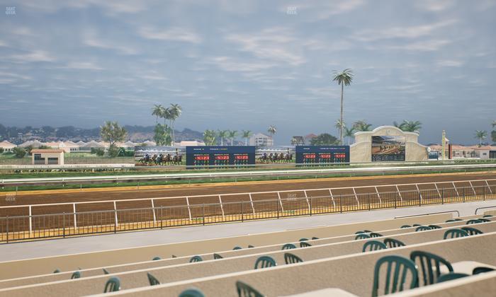 Del Mar Thoroughbred Club - Section Stretch Run Grill W Lvl 1 Tbl 197 Seat View