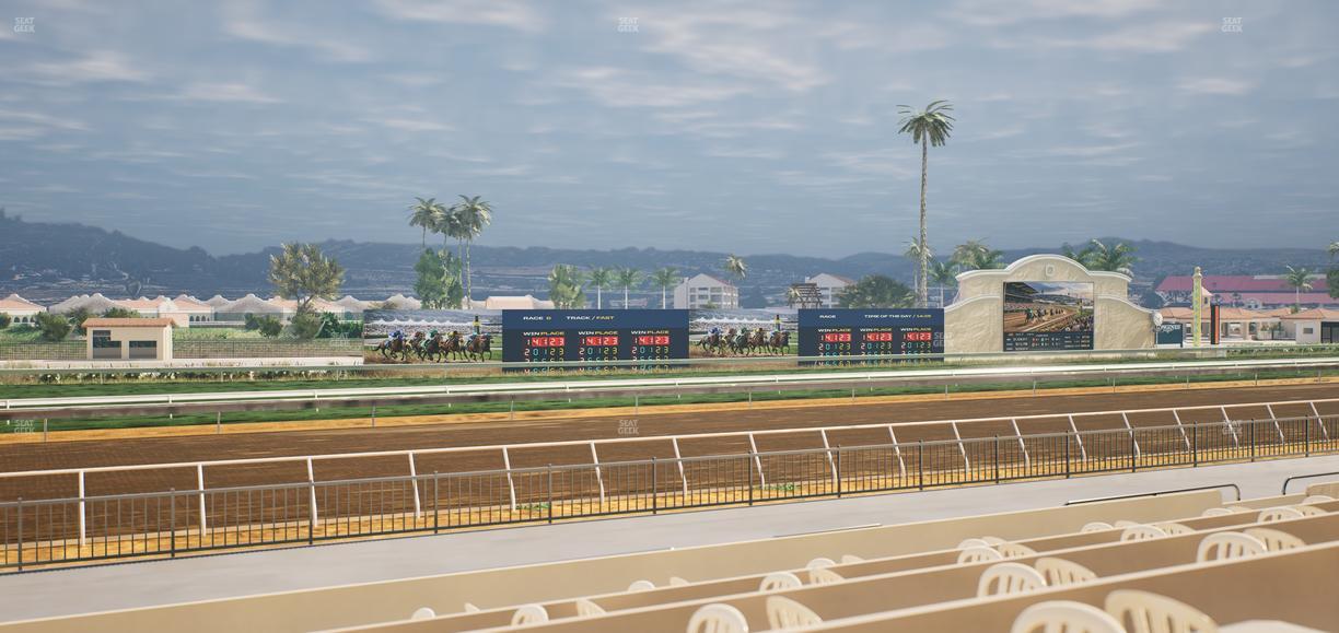 Del Mar Thoroughbred Club - Section Stretch Run Grill W Lvl 1 Tbl 197 Seat View