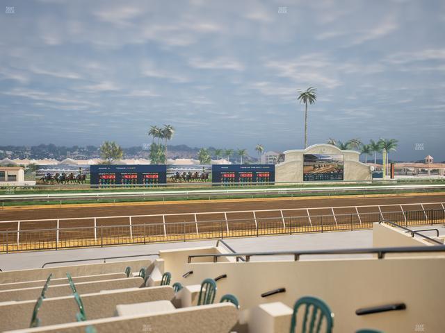 Del Mar Thoroughbred Club - Section Stretch Run Grill W Lvl 1 Tbl 200 Seat View