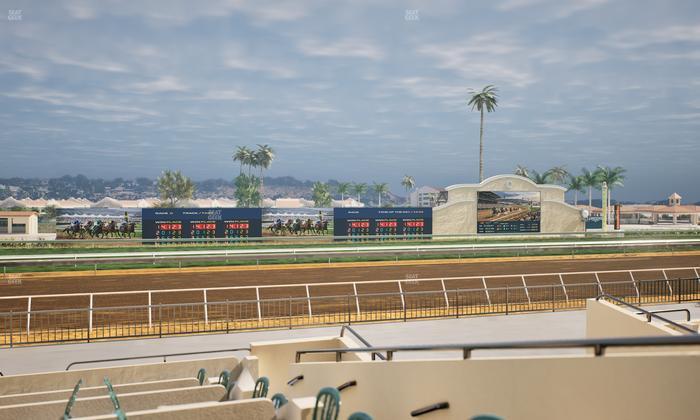 Del Mar Thoroughbred Club - Section Stretch Run Grill W Lvl 1 Tbl 200 Seat View