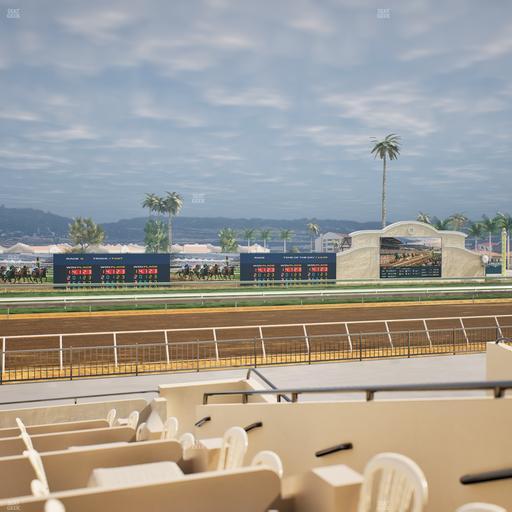 Del Mar Thoroughbred Club - Section Stretch Run Grill W Lvl 1 Tbl 200 Seat View