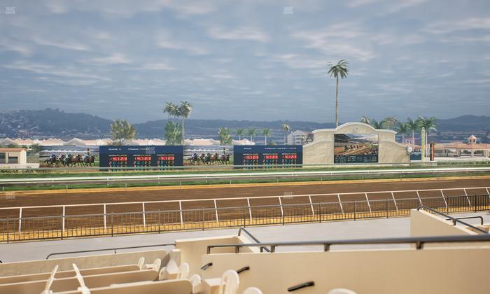 Del Mar Thoroughbred Club - Section Stretch Run Grill W Lvl 1 Tbl 200 Seat View