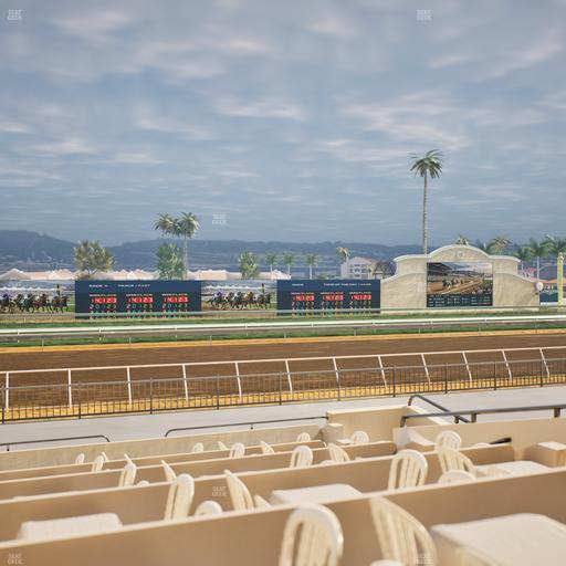 Del Mar Thoroughbred Club - Section Stretch Run Grill W Lvl 1 Tbl 202 Seat View