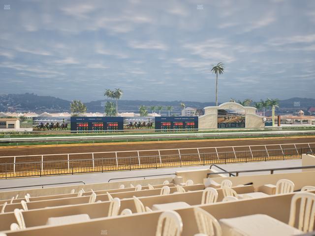 Del Mar Thoroughbred Club - Section Stretch Run Grill W Lvl 1 Tbl 202 Seat View