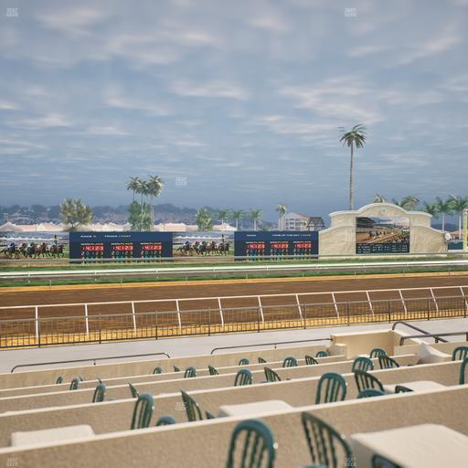 Del Mar Thoroughbred Club - Section Stretch Run Grill W Lvl 1 Tbl 203 Seat View