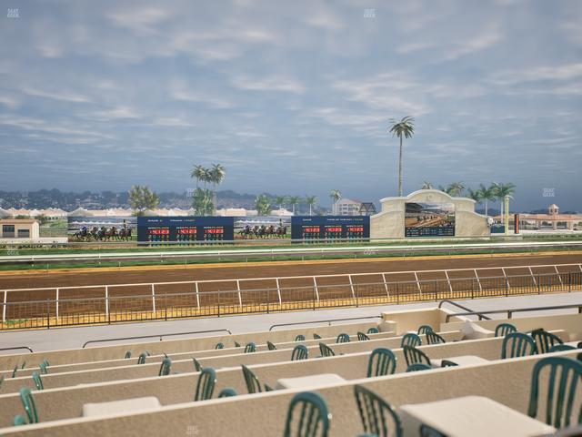 Del Mar Thoroughbred Club - Section Stretch Run Grill W Lvl 1 Tbl 203 Seat View