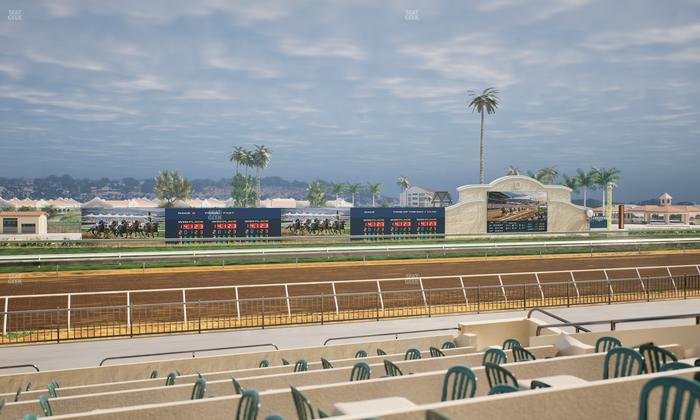 Del Mar Thoroughbred Club - Section Stretch Run Grill W Lvl 1 Tbl 203 Seat View
